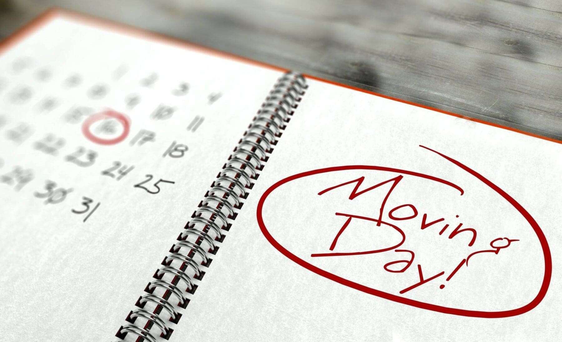 Moving day checklist