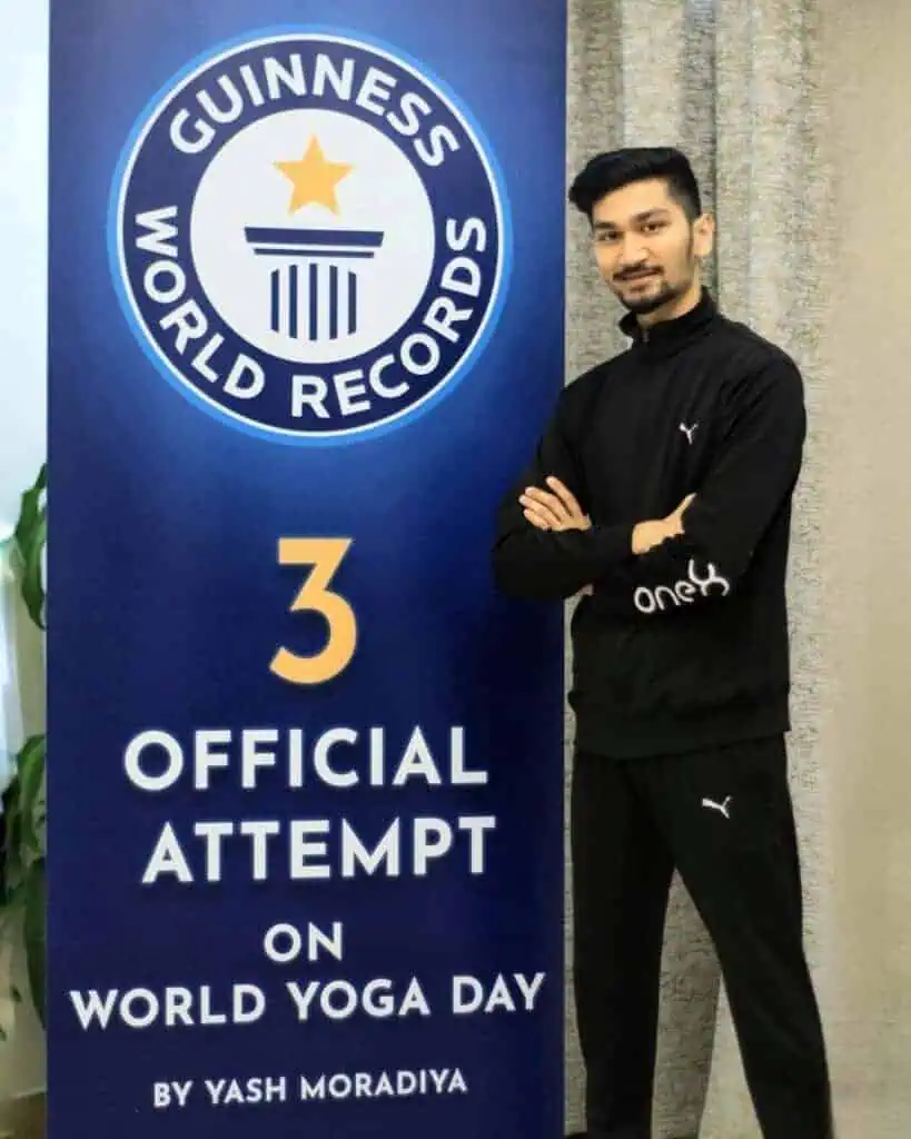 Yash Moradiya: A 6-Time Guinness World Record Holder 4