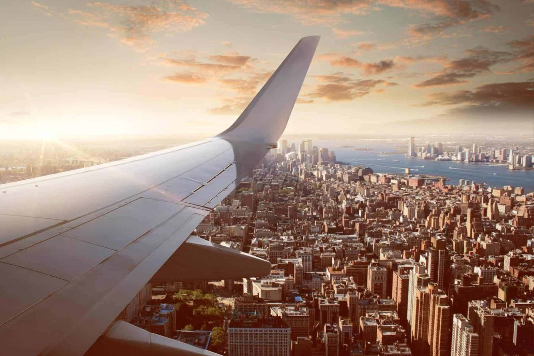 Flight travel.
