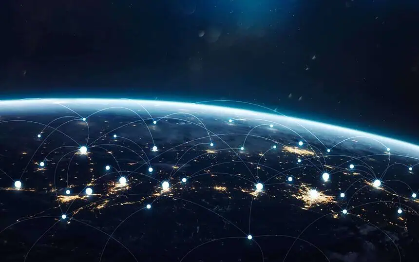 Globalization graphic depiction