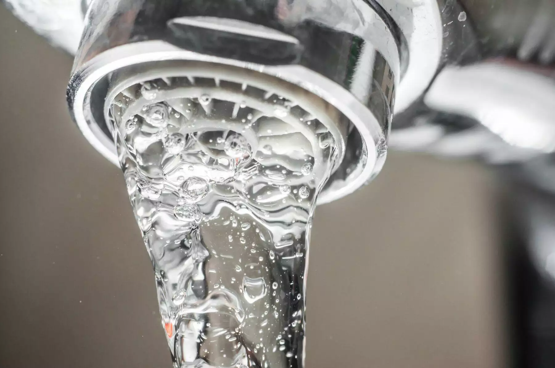 Water from shower tap.