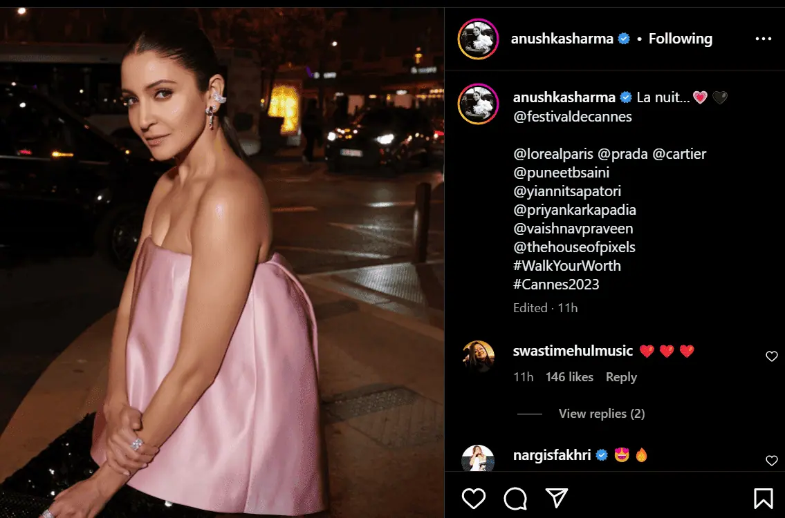 Actress Anushka Sharma’s Glamorous Avatar at Cannes 2023! 3 Anushka Sharma