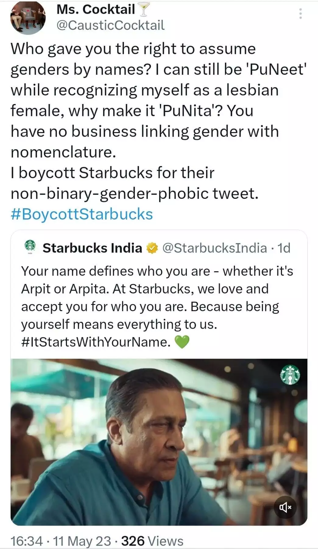 Why #BoycottStarbucks Trends Online in India 4 #BoycottStarbucks