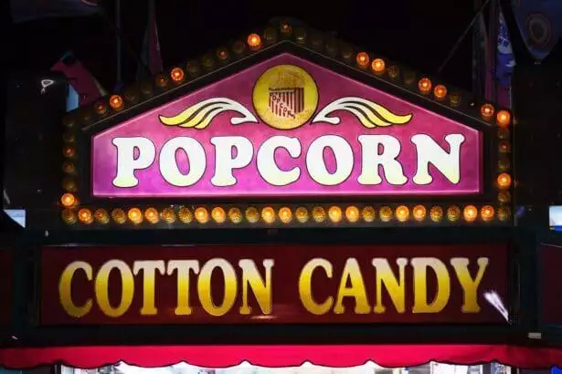 popcorn and cotton candy