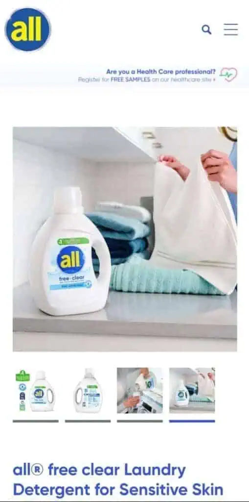 best laundry detergent for sensitive skin