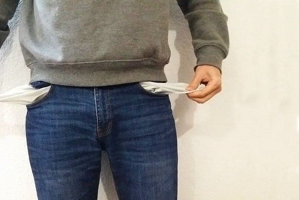 A person who's broke