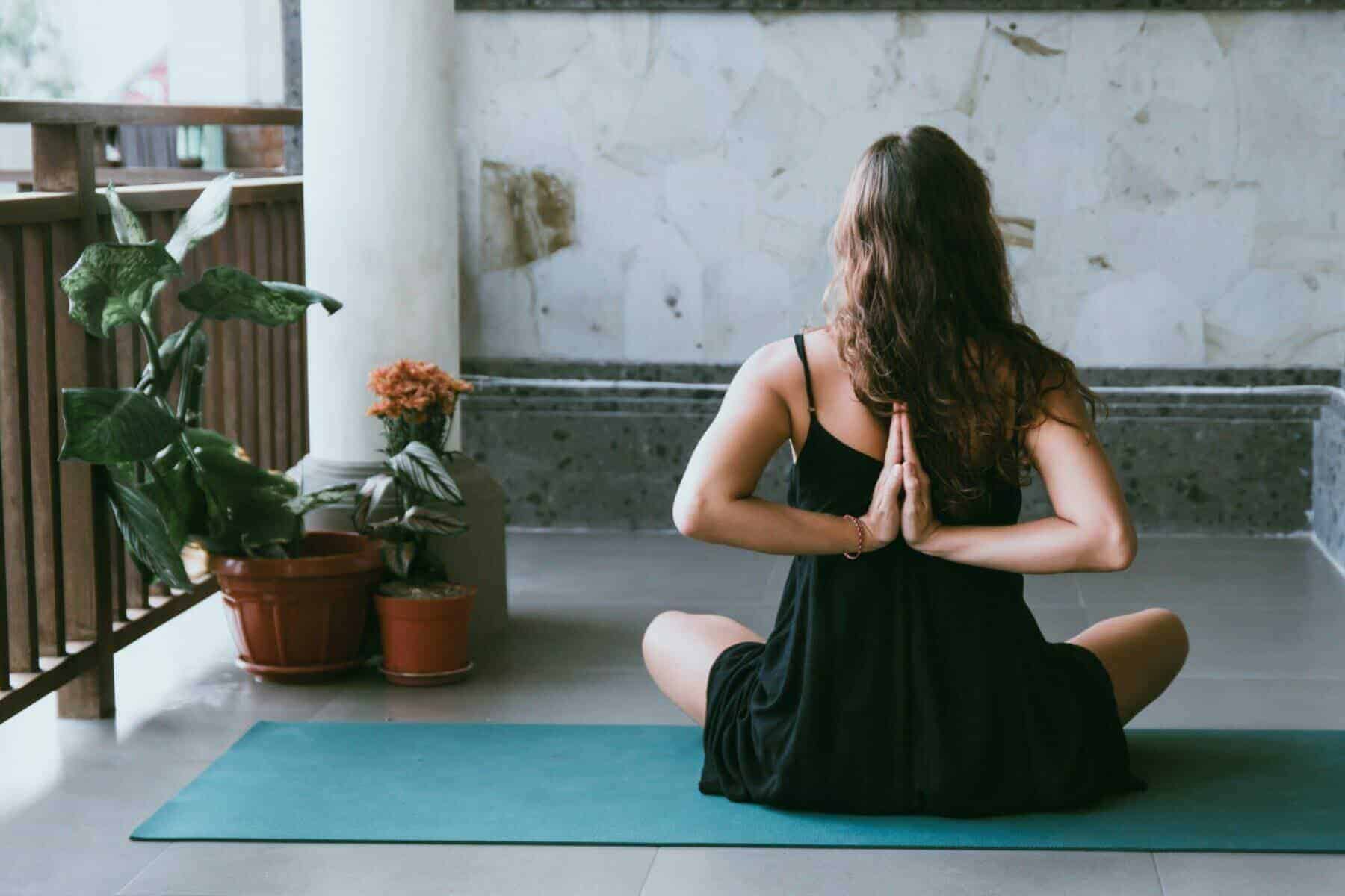 Dragonfly yoga pose