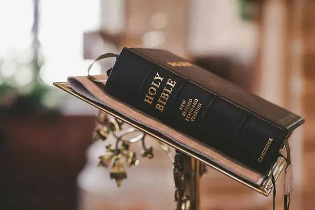 Picture of the holy Bible book