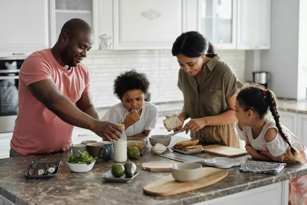 Beyond the Surface: Unveiling the Layers of a Relationship Over Time 2 Family making Breakfast together