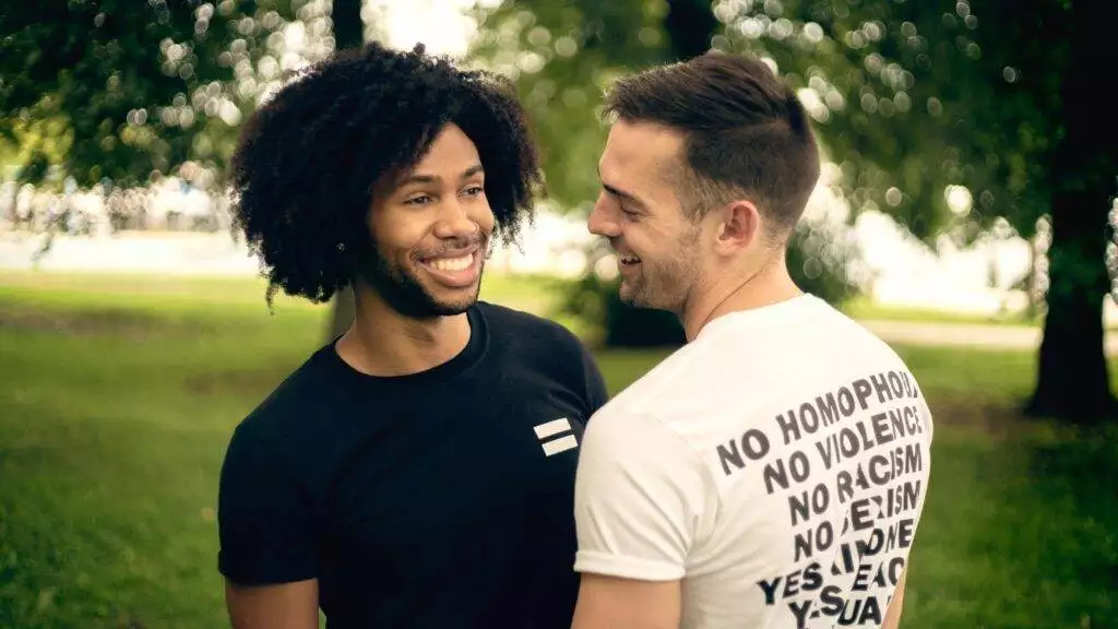 Deciphering Spectrum: A Guide To Understanding A Guy's True Sexuality 2 Two gay guy laughing