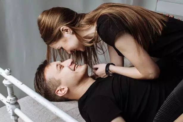 Couples having an intimate moment