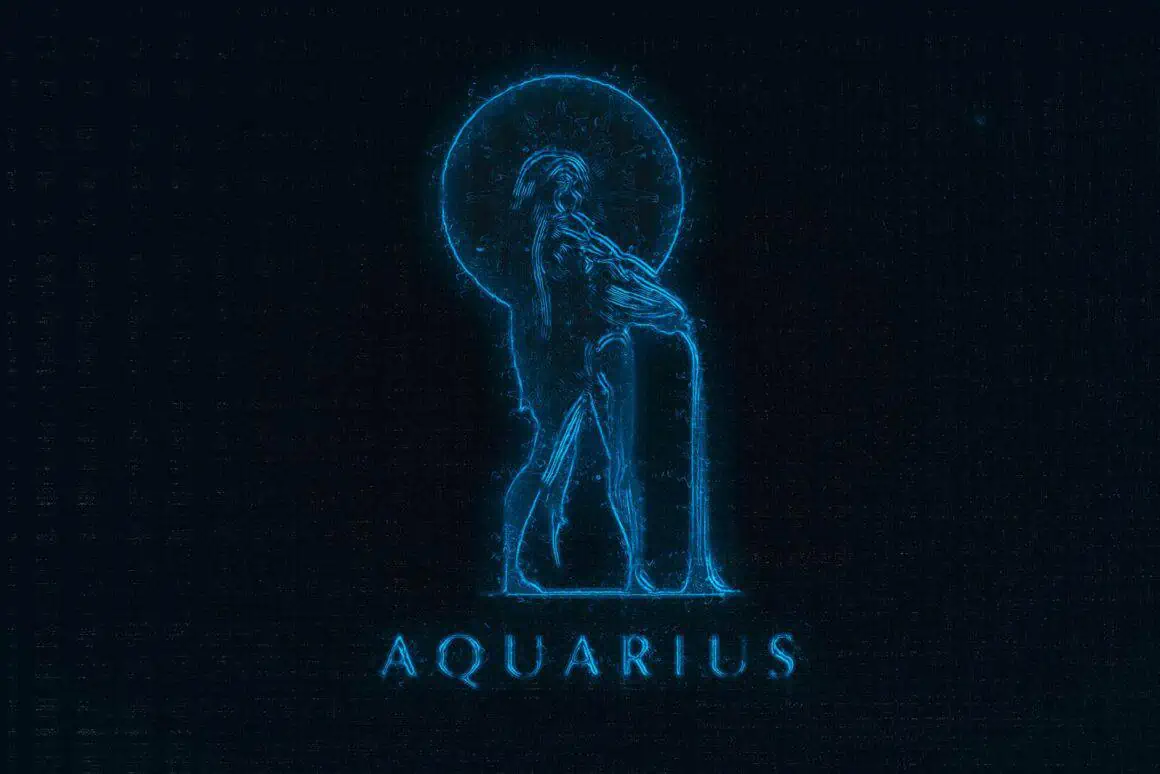 Sign of the zodiac Aquarius