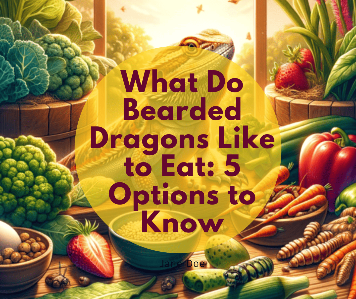 Top 5 Bearded Dragon Food Choices Illustrated