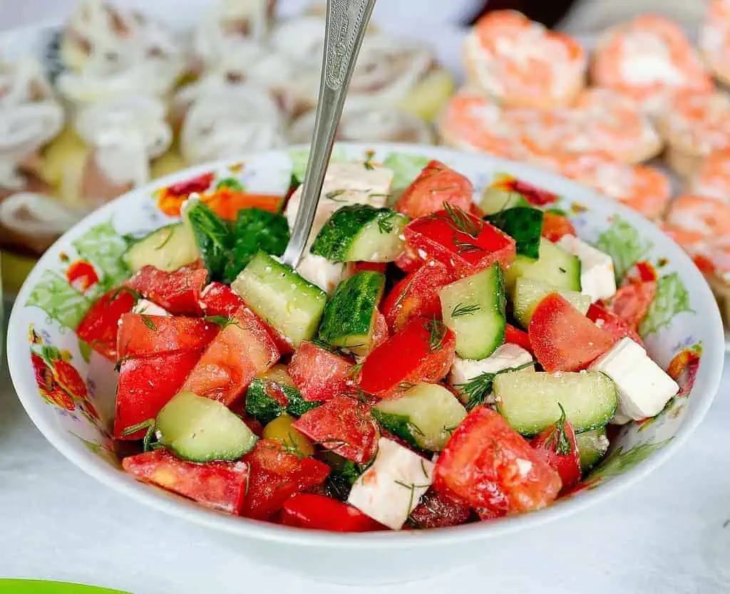 Elevate Your Chicken Parm Feast: What to Eat with Chicken Parmesan? 3 Cucumber Tomato Salad