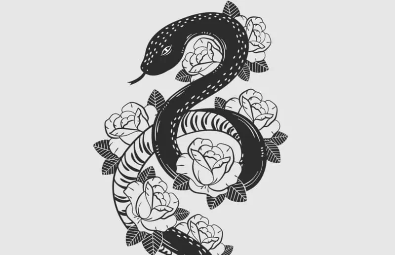 snake tattoo