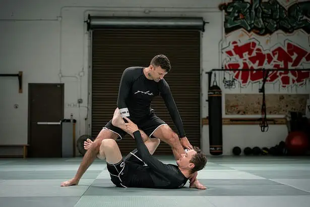 Brazilian Jiu-Jitsu training session at Icy Tales gym.