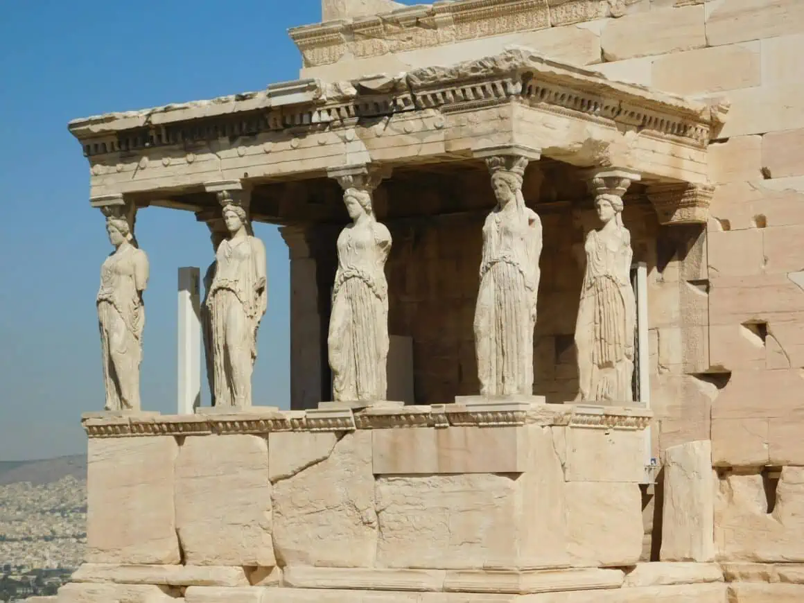 statue of Athena.