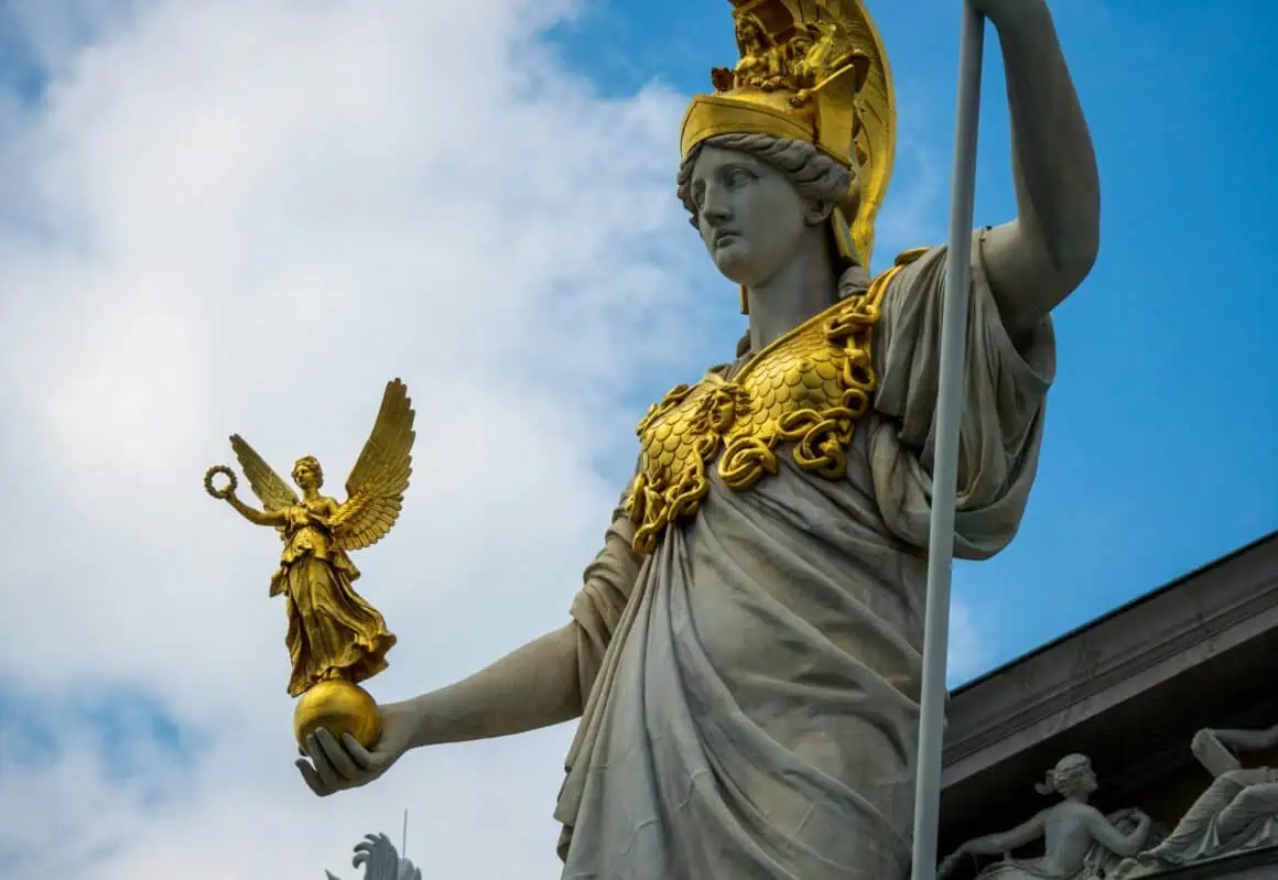 statue of athena