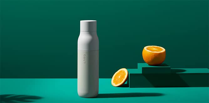 Home Icy 39 High-quality water bottle with orange slices for a refreshing look.