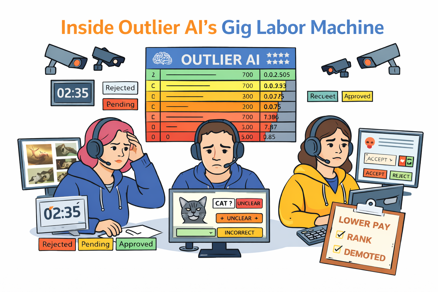 Ranked, Tasked, and Unpaid: Outlier's Everyday 'On-boarding' Assessments 3