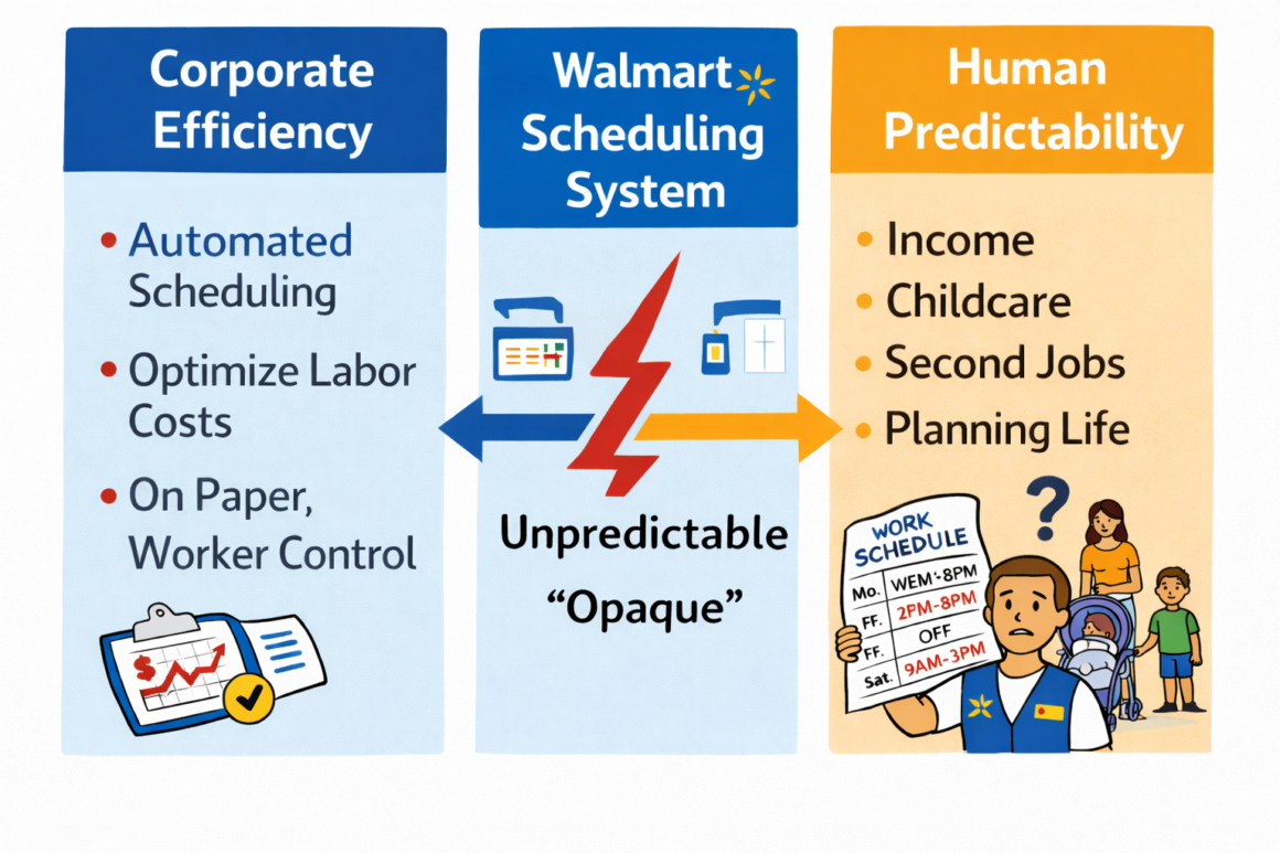 When an Algorithm Controls Your Paycheck: The Hidden Cost of Walmart’s Automated Schedules 6 When an Algorithm Controls Your Paycheck: The Hidden Cost of Walmart’s Automated Schedules 6