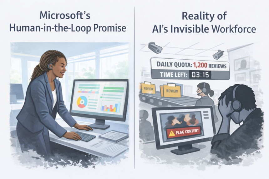 Microsoft’s Human-in-the-Loop Promise vs Reality of AI’s Invisible Workforce 1 Microsoft’s Human-in-the-Loop Promise vs Reality of AI’s Invisible Workforce 1