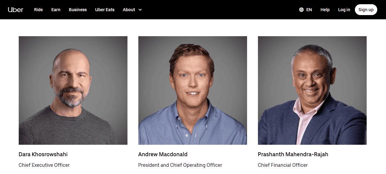 Headshots of company leaders at Icy Tales for website and branding.