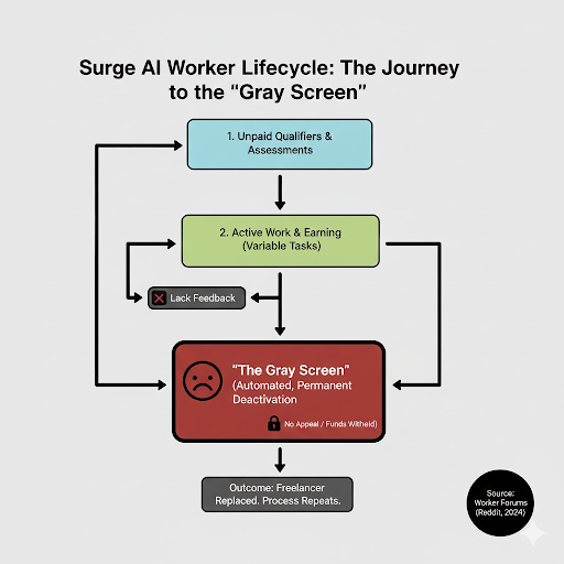 The Hidden Exploitation at DataAnnotation.tech: How AI's Data Boom Relies on Worker Churn and Unpaid Labor 4 The Hidden Exploitation at DataAnnotation.tech: How AI's Data Boom Relies on Worker Churn and Unpaid Labor 3