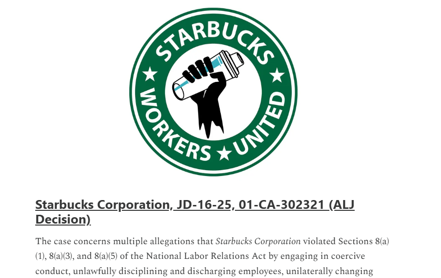 Starbucks’ Union Fight: Organizing, Retaliation Allegations, and the Labor Law Battleground 4