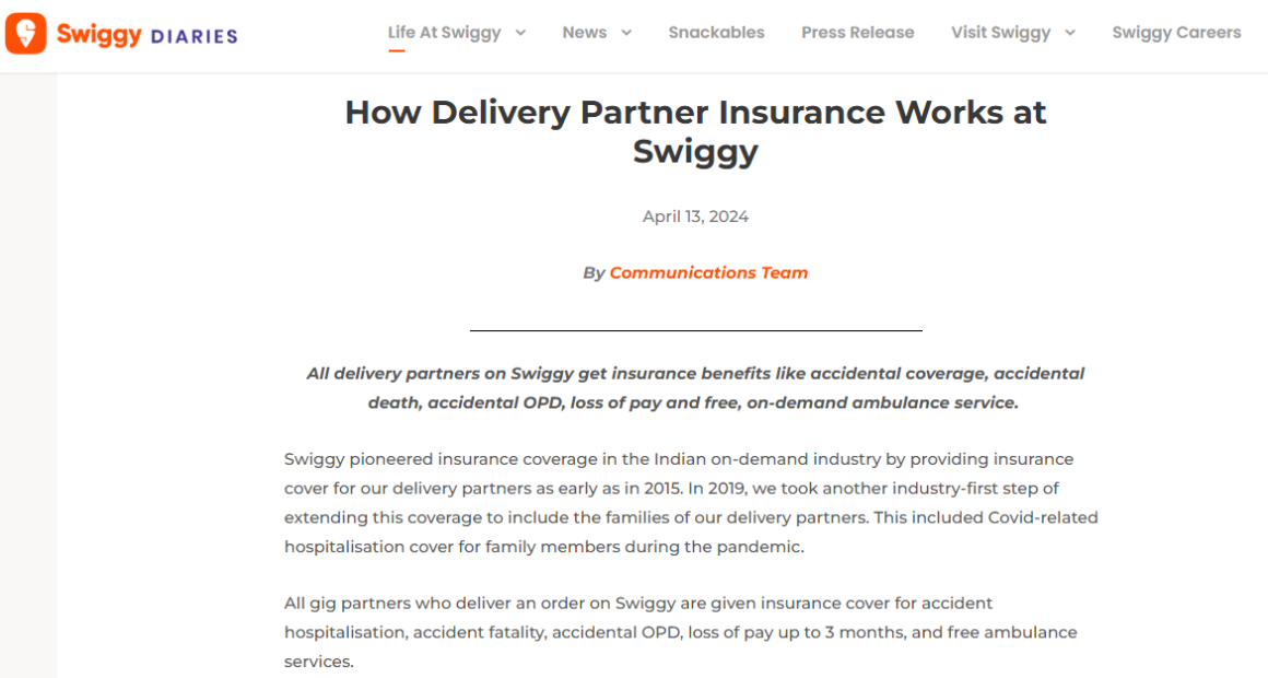 When a Delivery Rider Falls: Who Pays After Swiggy and Zomato Accidents? 2