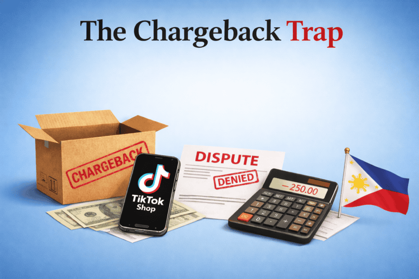 TikTok Shop chargeback and buyer fraud issues with dispute documents and calculator.