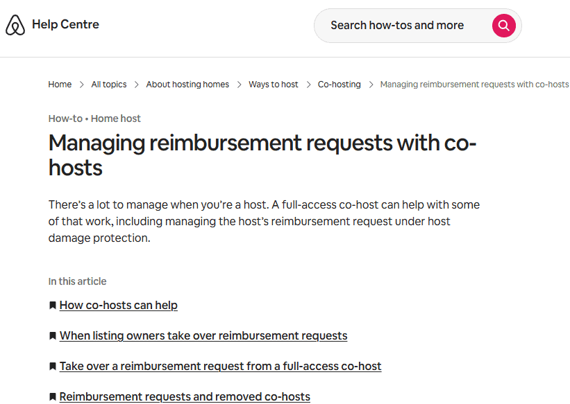 Airbnb’s Long Wait: Why Host Damage Reimbursements Can Stretch for Months 5 Reimbursement process for Airbnb hosts and co-hosts.