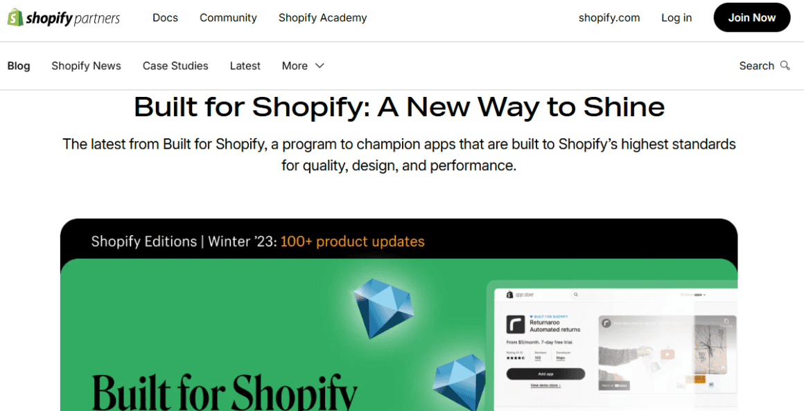 Shopify app store ranking system and developer challenges.