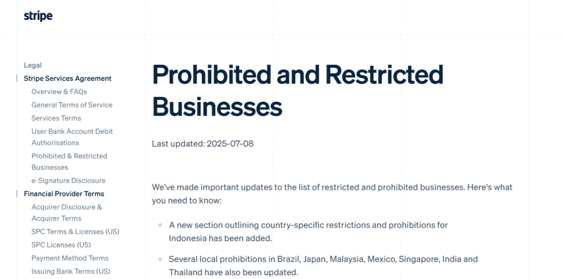 Small business owner facing unexpected fund freeze by Stripe, highlighting payment platform restrict.