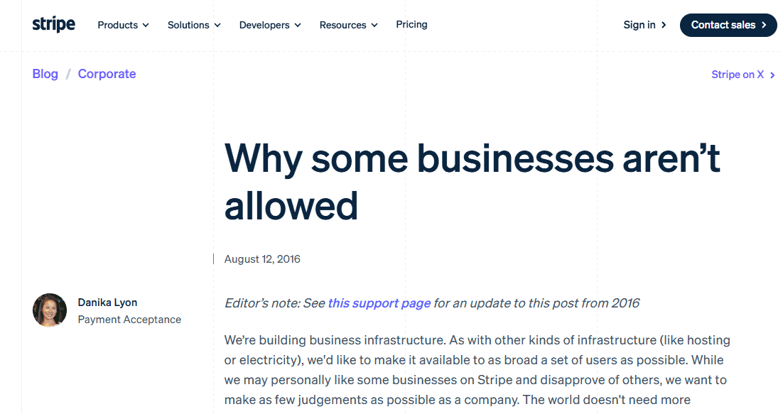 Payment processing disruption impacting small businesses' cash flow and operations.