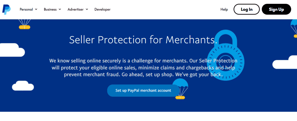 PayPal Seller Protection for online merchants, safeguarding transactions and reducing fraud risks.