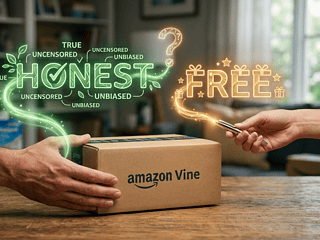 Amazon Vine program offering honest reviews on free products.