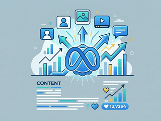 Illustration of Meta's verified subscription impacting content visibility and user engagement.