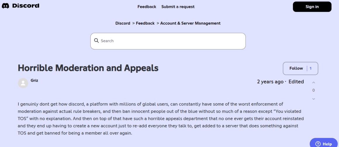 The Revolving Door: How Discord's Reliance on Contract Moderators Is Breaking the Promise of a Safe Platform 4 Discord moderation screen showing contract moderators managing user appeals.