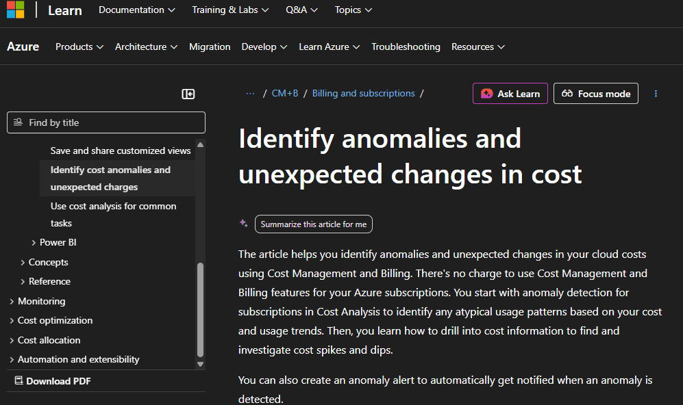 Visual illustrating Azure budget caps overflowing due to illusion of hard stop.