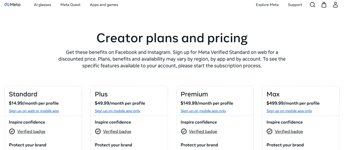 Meta's Verified Subscription: Do Users Get Algorithmic Preference?.