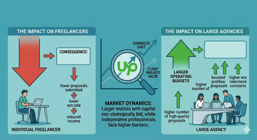 How Upwork's Connects Inflation Is Quietly Handing the Platform to Large Agencies 1