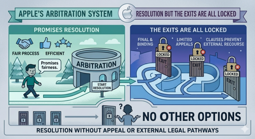 Apple's Arbitration System Promises Resolution but the Exits Are All Locked 1 Apple's Arbitration System Promises Resolution but the Exits Are All Locked 1