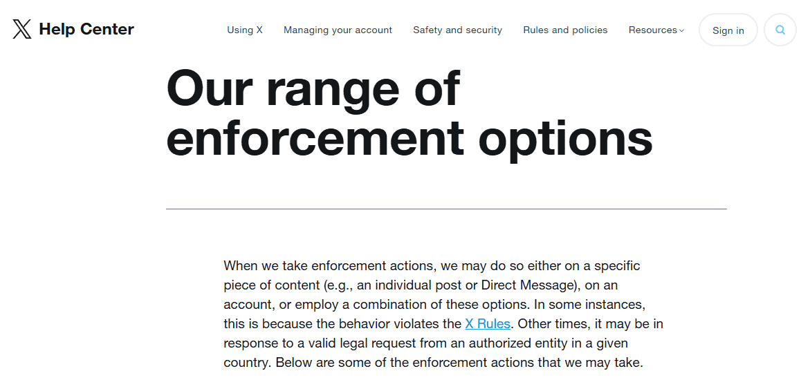 When X Rewrites Its Creator Formulas Overnight, Everyday Influencers Pay The Price 5 Illustration of a digital enforcement platform with options for content regulation.