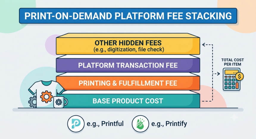 The Quiet Math of Print-on-Demand: How Platform Fees Stack Until There's Nothing Left 1