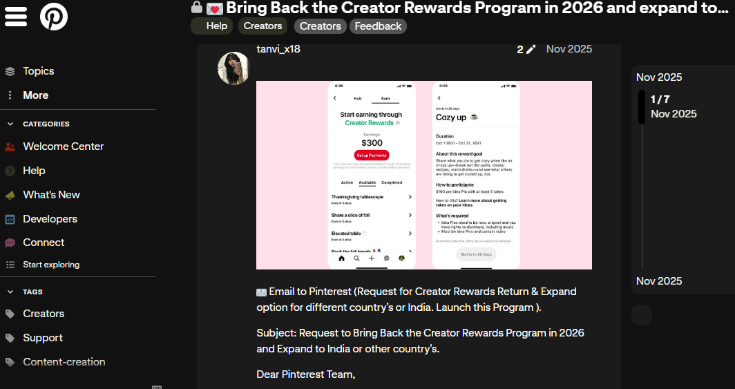 The Quiet Death of Pinterest's Creator Rewards Program, and What It Taught the Internet About Getting Paid 2 The Quiet Death of Pinterest's Creator Rewards Program, and What It Taught the Internet About Getting Paid 1