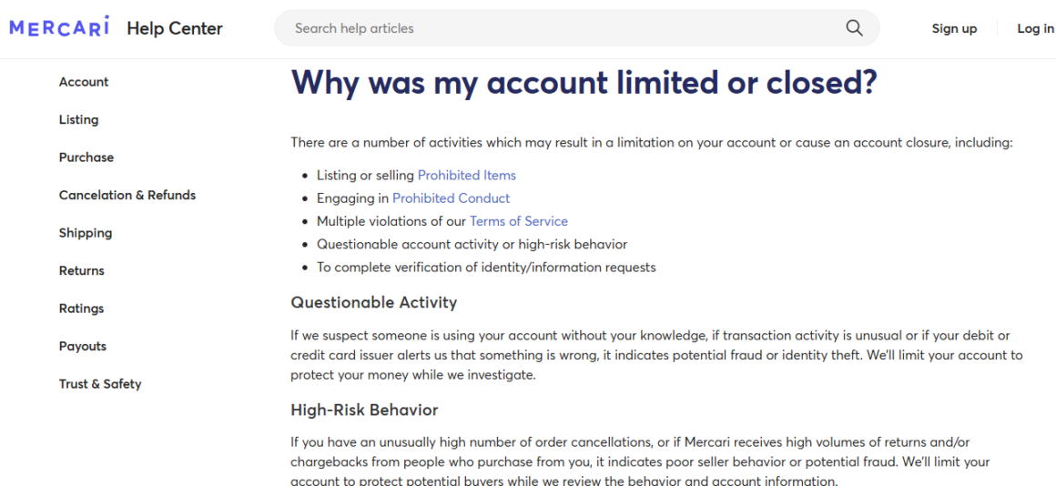 The Fine Print That Costs You Everything: Inside Mercari's Seller Protection Loopholes 5