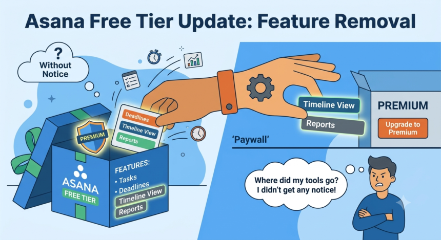 The Vanishing Free Plan: How Asana Quietly Shrank Its Free Tier and Left Small Teams Stranded 1