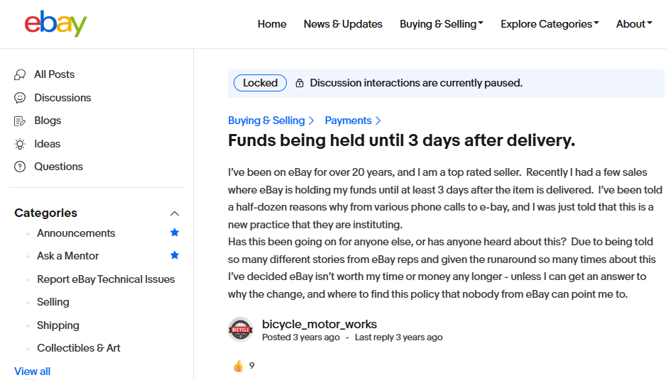 eBay's Managed Payments System Has a Secret, and Millions of Sellers Are Paying for It 6