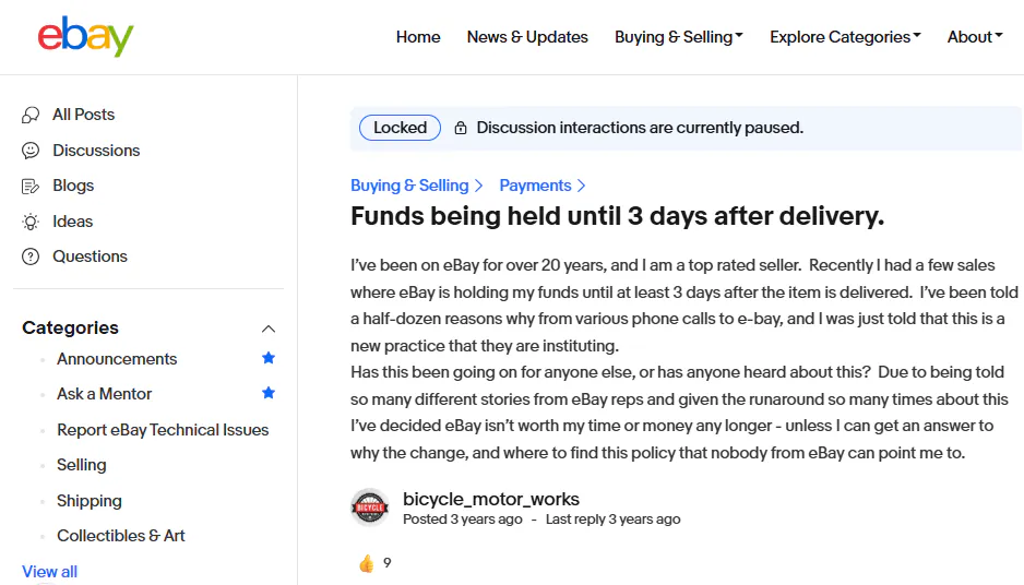 eBay's Managed Payments System Has a Secret, and Millions of Sellers Are Paying for It 6